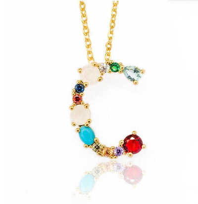 26 English alphabet necklaces