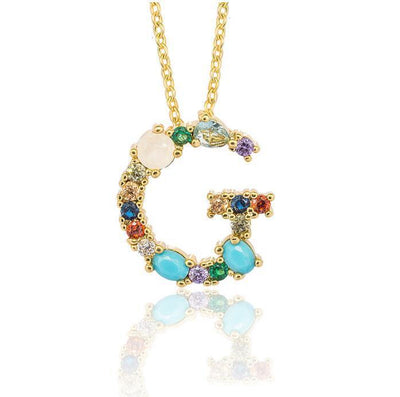 26 English alphabet necklaces