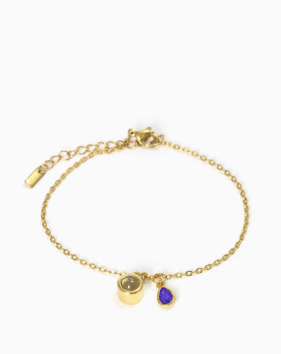 Twelve Birthstone Round Bracelets