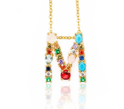 26 English alphabet necklaces