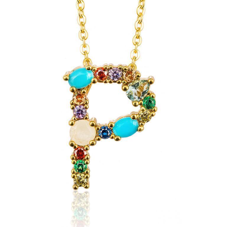 26 English alphabet necklaces