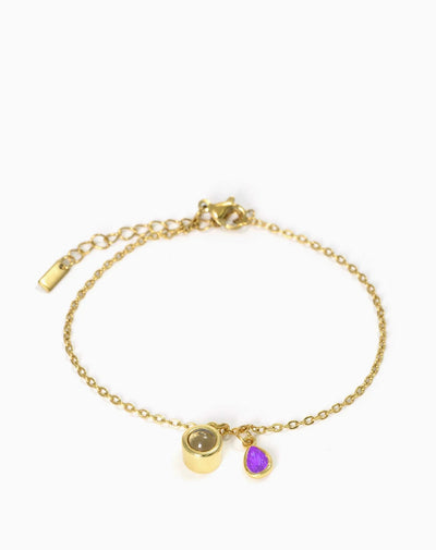 Twelve Birthstone Round Bracelets