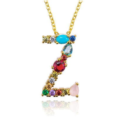 26 English alphabet necklaces