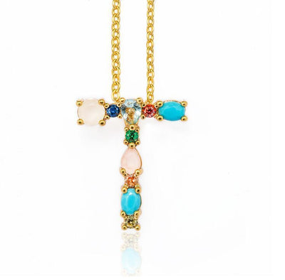 26 English alphabet necklaces