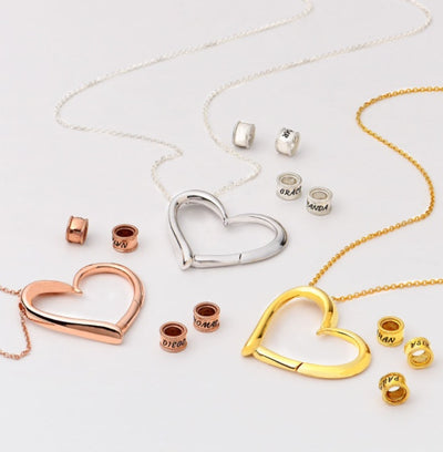 Personalized Heart Necklaces Women Jewelry Custom Name Necklaces & Pendants Mothers Day Gift